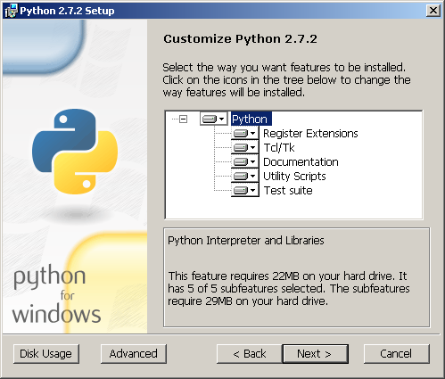 Python - Customize