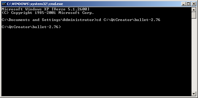 QtCreator - CD Bullet