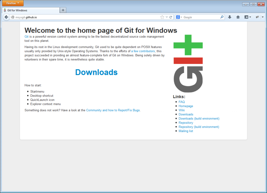 Git - Download Git